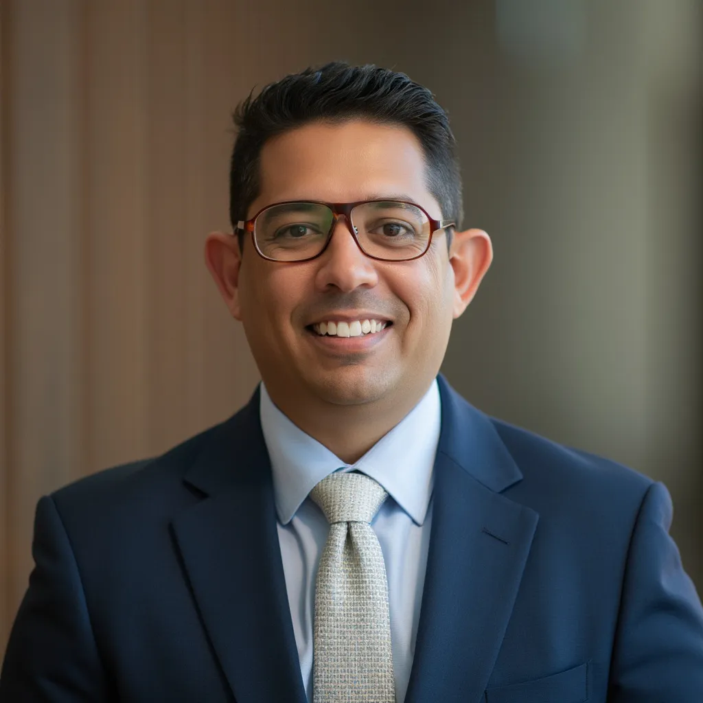Carlos Reyes, Director Financiero satisfecho
